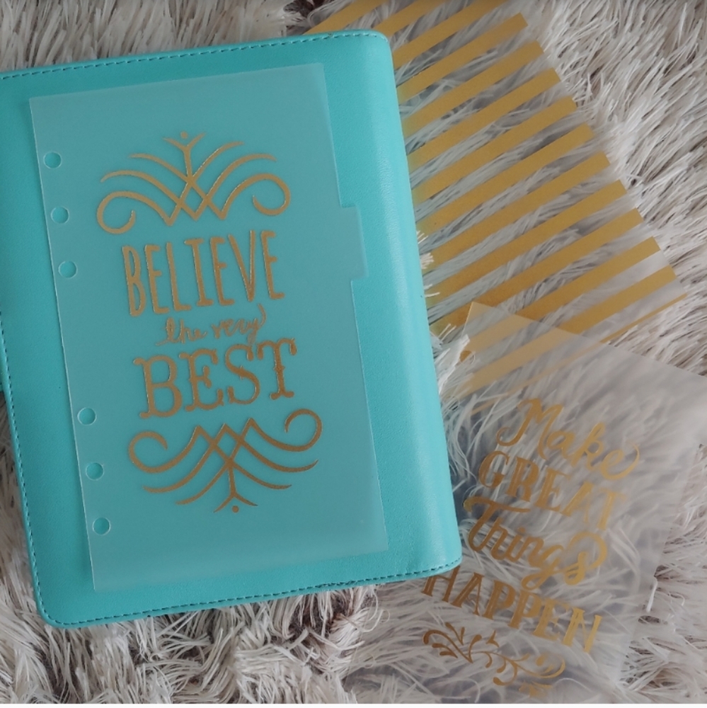 Aqua Ring Day Planner w/(3) Dashboard …